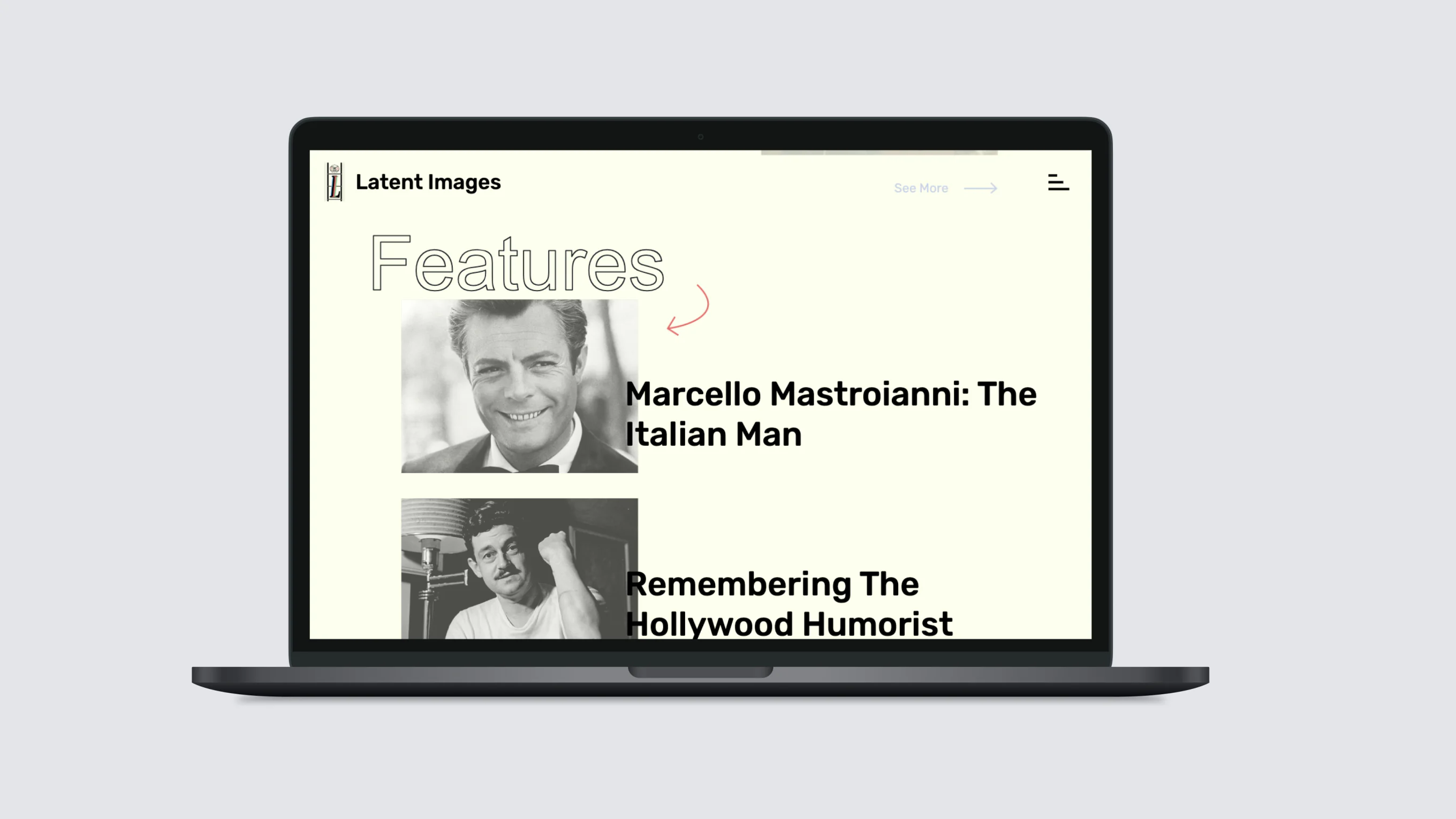 Latent Images interior page